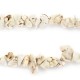 Chips stone beads Marble white